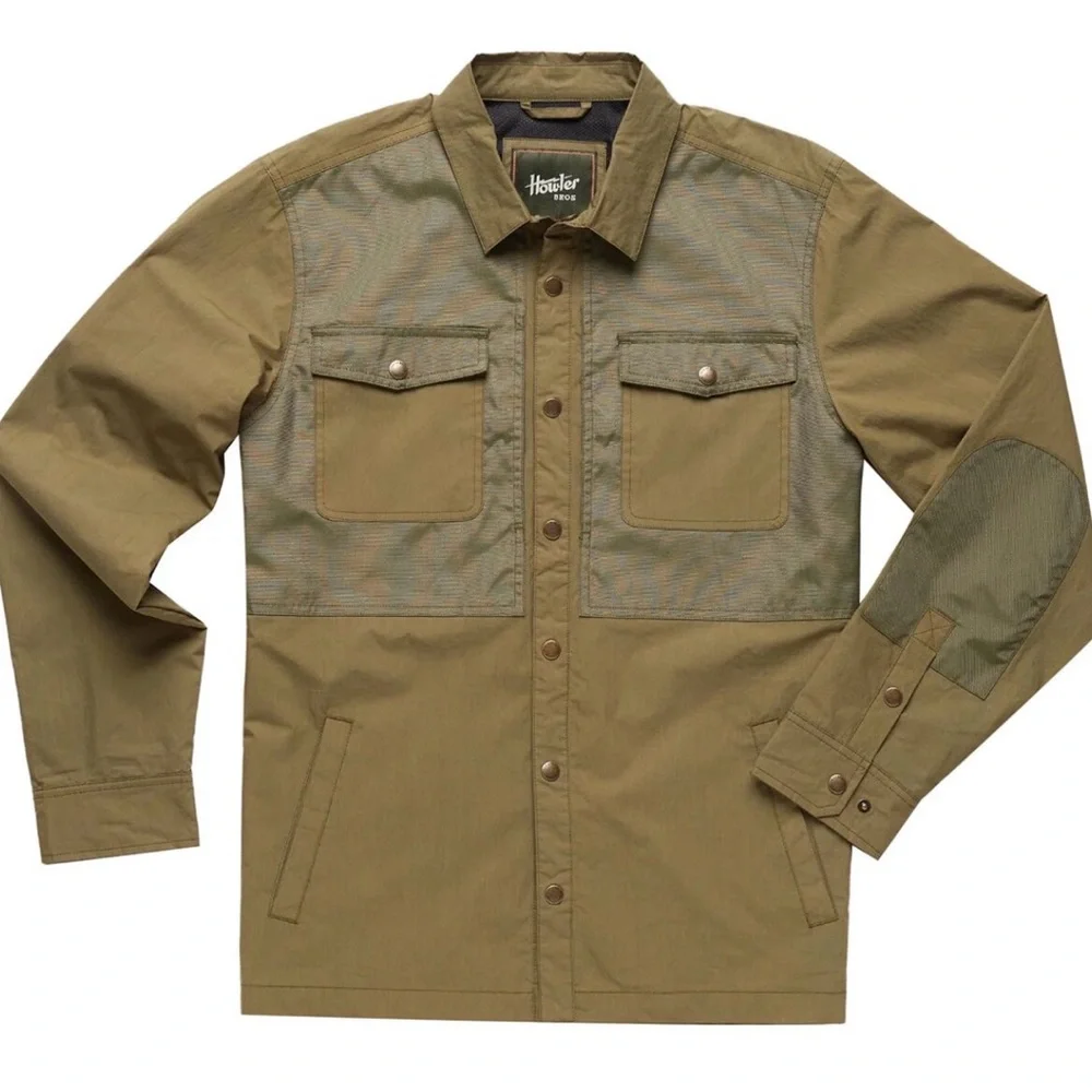 Howler Brothers Manakin Stable Coat Medium Snap Front Chore Jacket Outdoor Olive - Picture 10 of 10